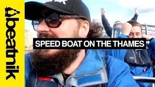 Speed Boat On The Thames - London #ThamesJet