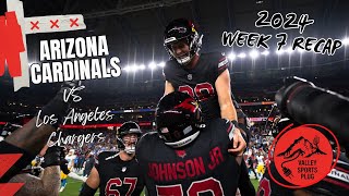 2024 Arizona Cardinals vs Los Angeles Chargers Week 7 Recap