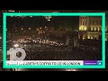 Casket of Queen Elizabeth II arrives at Buckingham Palace