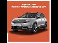 new citroën c5 aircross suv plush interiors