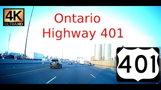 The World's Busiest Highway 401 Toronto 4K