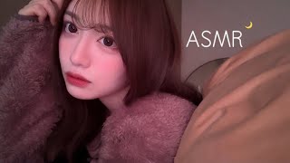 【添い寝ASMR】お布団でゼロ距離囁き雑談😴耳かきetc…🌙