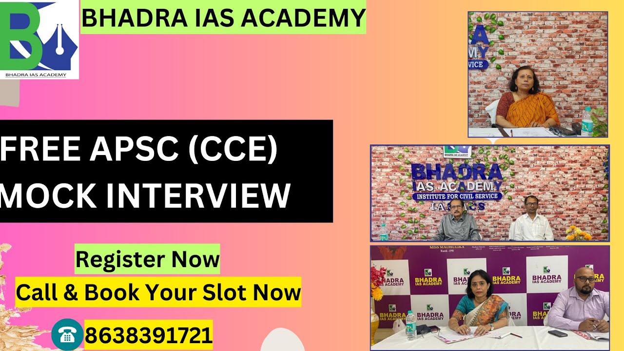 Free APSC (CCE) Mock Interview Program / APSC Interview Preparation ...