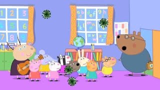 Peppa pig - pedro tiene corona virus 😮