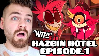 MOST CHEEKY SHOW EVER??!!! | HAZBIN HOTEL - EPISODE 1 (Pilot Episode) | FIRST TIME REACTION!