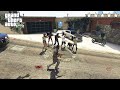 GTA 5 - Franklin’s Hood Friends Go To His New House - Five Star Cop Battle