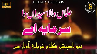 Alman Wala Syedan Da Sarmaya Ha / New Special Kalam 2023 / Qasida Mola Ghazi Abbas (a.s) / B Series