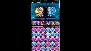 【パズドラ】伝説の航路 LF究極闇メタPT 1Fターン被り