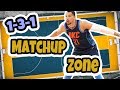 1-3-1 Matchup Zone Defense in Basketball