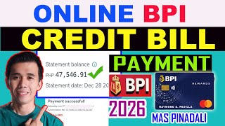 HOW TO PAY BPI CREDIT BALANCE ONLINE | BPI REWARD CARD | ONLINE CREDIT BILL PAYMENT| NEW UPDATE 2026