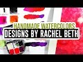 Review - DesignsbyRachelBeth's paints - Handcrafted fun watercolor paints