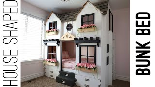 How to Build a DIY House Bunk Bed