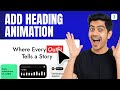 Visitors scroll past? Add Animation Effects to Heading in WordPress to Grab Attention