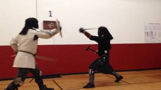 sword and shield Damian vs Marcus 04/20/17