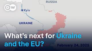 Ukraine marks three years since Russia's invasion | DW News