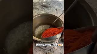 Lehsun Chutney Making at Bhatti Dal Baati, Jodhpur, Rajasthan #shorts