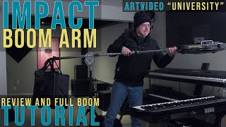 Impact LSA-BAS Boom Arm ULTRA HEAVY DUTY And Full Tutorial Boom Techniques.