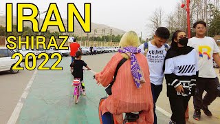 Shiraz Iran (4k) Chamran Blvd / شیراز پیاده رو سلامت