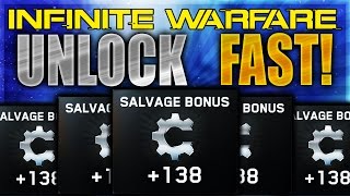 HOW TO UNLOCK SUPPLY DROPS FAST! INFINITE WARFARE HOW TO GET SALVAGE POINTS FAST! (COD IW Keys Fast)