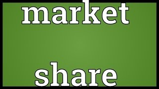 Market share Meaning