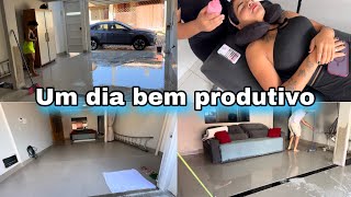 FAXINA NA GARAGEM BARRA SALA // DEU MUITO TRABALHO MAS CONSEGUIMOS🙏