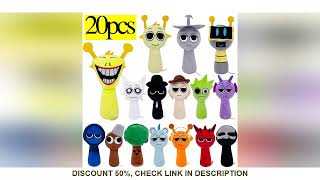 1-20pcs Sprunki Plush Toys Incredibox Plush Doll Sprunki Game Cartoon Pillow Kids Birthday Gifts Stu