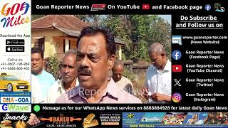 Goan Reporter: Min Nilkant Halarnkar Lays Foundation for Hotmixing of Road from Pirna to Advalpal