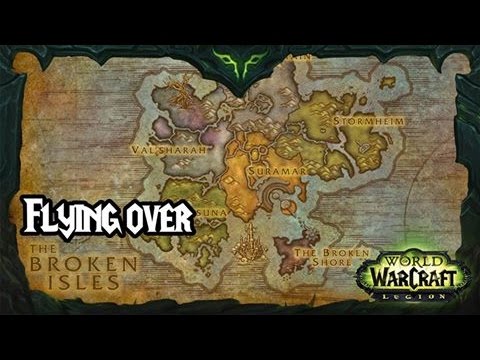 Broken Isles Wow Map Legion