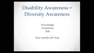 Raising Awareness and Developing Disability Cultural Competence in the Supervisory Relationship