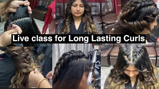 Trying 6 different tricky hairstyling techniques | how to make hair curls long lasting