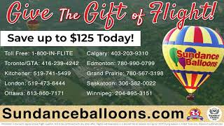 Give the Gift of Flight this holiday season with Sundance Balloons