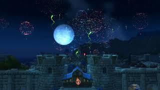 World of Warcraft - 2024 New Year's Fireworks Display over Stormwind ASMR