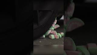 Experiment Car vs marshmallow | Crushing crunchy & soft things by car