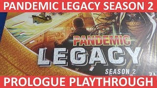 Pandemic Legacy: Season 2 - Prologue Playthrough