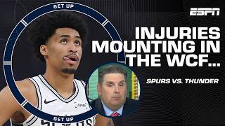 IMPACT OF INJURIES in the Spurs-Thunder series 👀 Windy is CONCERNED 😦 | Get Up