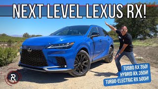 The 2023 Lexus RX Family Is The Start Of A Bold New Electrified Chapter For Lexus