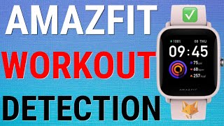 How To Use Workout Detection On Amazfit Watches