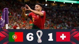 Portugal vs Switzerland 6-1 Highlights All Goals | World Cup 2022