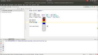 Python GUI Tutorial - 3 - Fitting widgets in your layout