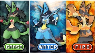 All 18 types of Lucario Pokémon 🤩 | #lucaknights | #pokemon | #anime