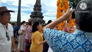 พิธียกช่อฟ้า#วัดโปรดสัตว์#ตำบลขนอนหลวง#บางปะอิน#พระนครศรีอยุธยา#ไทยจ๋าหนุ่มบ้านทุ่ง