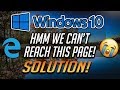 Fix Hmm We Can't Reach This Page Error In Microsoft Edge - [2026]