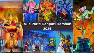 Vile Parle Ganpati | All In One | Mumbai Ganpati Darshan  2024 | Unique Decoration