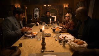 Lucifer 5x09 Family Dinner scene  "I was the King of Hell but i was still in Hell"