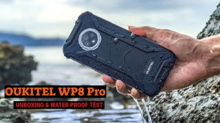 OUKITEL WP8 Pro Unboxing video \u0026 Waterproof Test