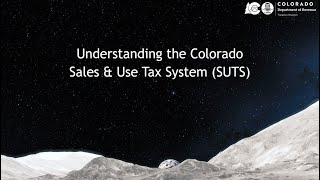 Understanding the Sales & Use Tax System (SUTS)