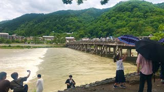 2020年6月14日(日)日曜日の嵐山渡月橋Sunday at Arashiyama Togetsukyo Bridge 周日岚山渡月桥