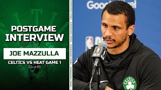 Joe Mazzulla ENJOYED Dust Up After Caleb Martin FOUL on Jayson Tatum | Celtics vs Heat Game 1