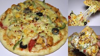 Shawarma pizza without Oven By Recipes of the World