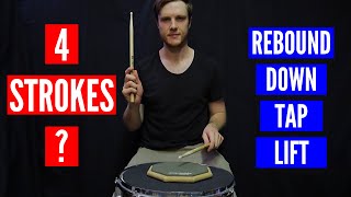 4 DRUM STROKES Every DRUMMER Should Know